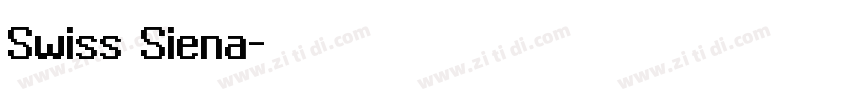 Swiss Siena字体转换